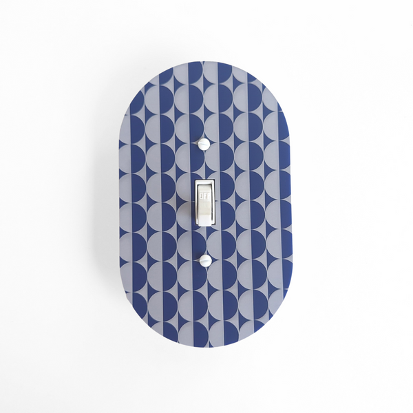 Semicircles Chain Oval Light Switch Plate Cover  - Multiple Options