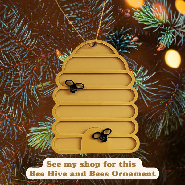 Bee Merry Bee Hive Ornament