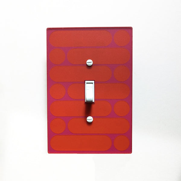 Pop of Color Double Switch Plate and Covers - Matte