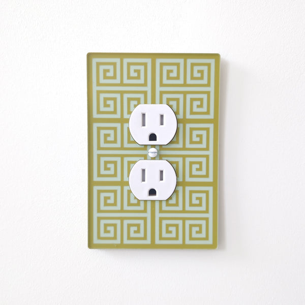 Greek Key Switch Plate and Outlet Covers