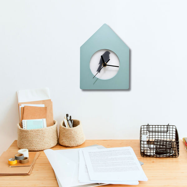 Birdhouse Wall Clock - Medium