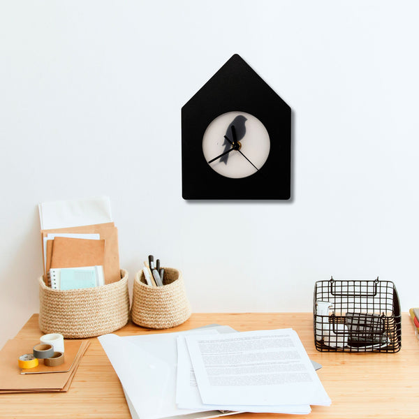 Birdhouse Wall Clock - Medium