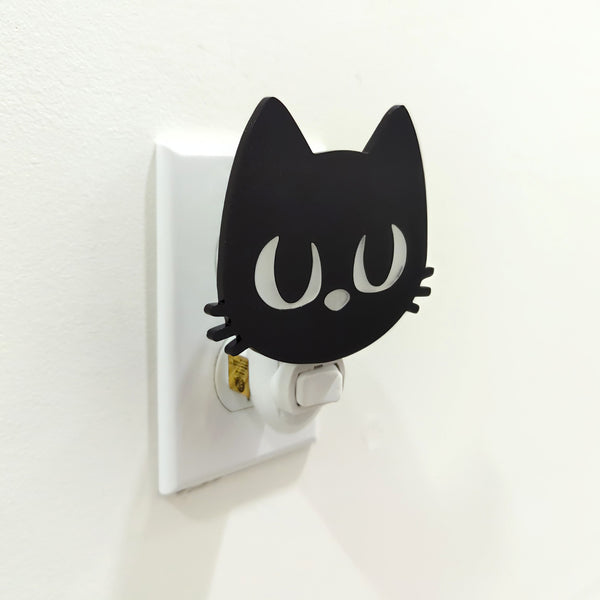 Black Cat Acrylic Night Light