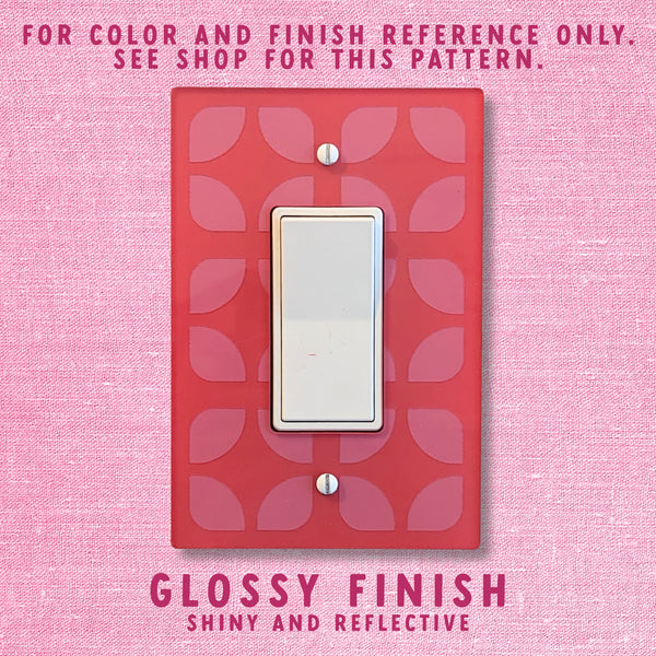 Breeze Block Switch Plate Cover - Pattern C