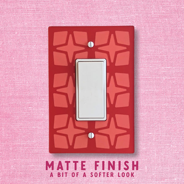 Breeze Block Switch Plate Cover - Pattern C