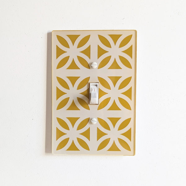 Breeze Block Switch Plate Cover - Pattern B