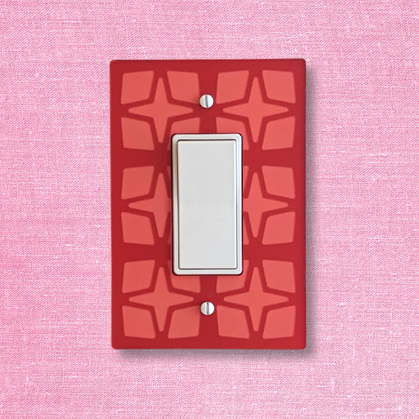 Breeze Block Switch Plate Cover - Pattern C