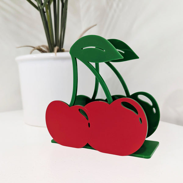 Retro Cherry Vertical Napkin Holder