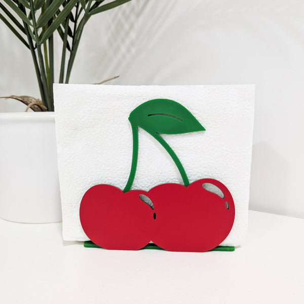 Retro Cherry Vertical Napkin Holder