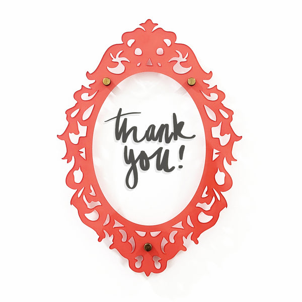 Colorful Fancy Frame Dry Erase Board