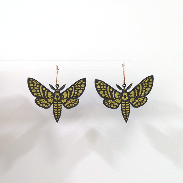 Hawk Moth Earrings