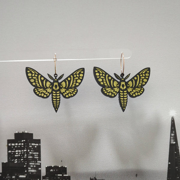 Hawk Moth Earrings