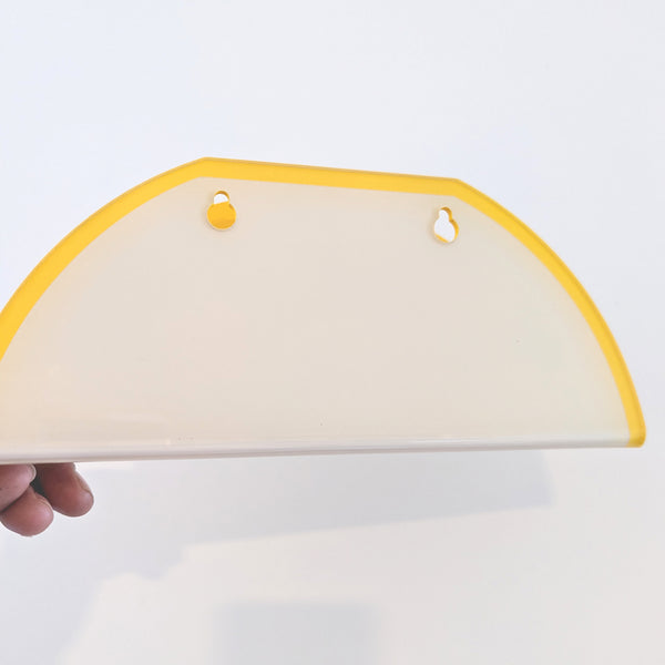 Grapefruit Slice Acrylic Wall Mail Holder