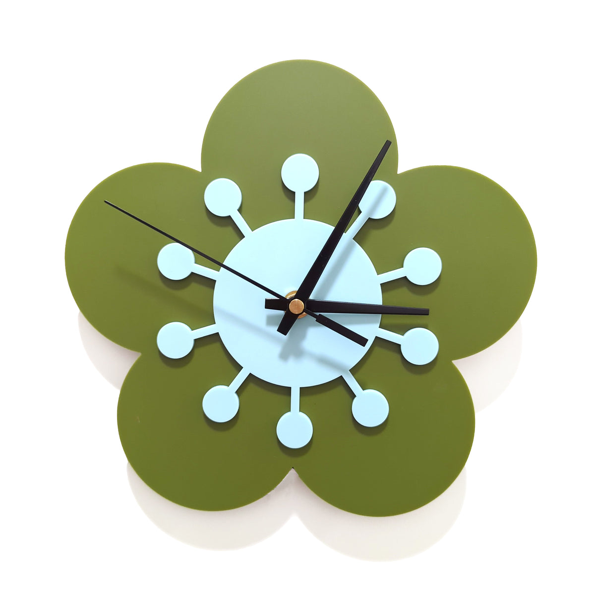 インテリア小物 新品 SYNC WALL CLOCK FLOWER BOMBER 掛け時計