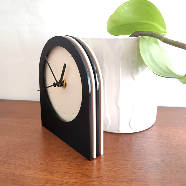 Layered Arch Tabletop Clock - Multiple Sizes
