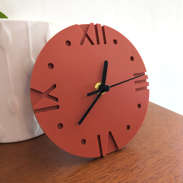 Mini Modern Roman Numerals Clock