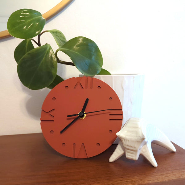 Mini Modern Roman Numerals Clock