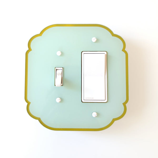 Modern Victorian Double Light Switch Cover