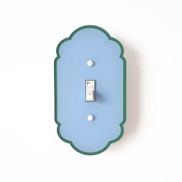 Modern Victorian Double Light Switch Cover