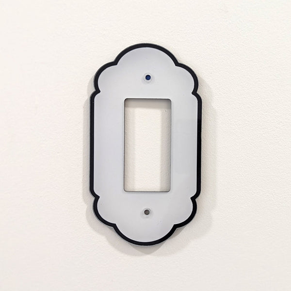 Modern Victorian Double Light Switch Cover