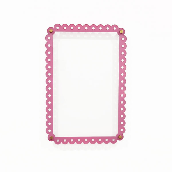 Scalloped Edge Dry Erase Memo Board
