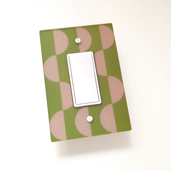 Semi Circles Switch Plate and Outlet Cover