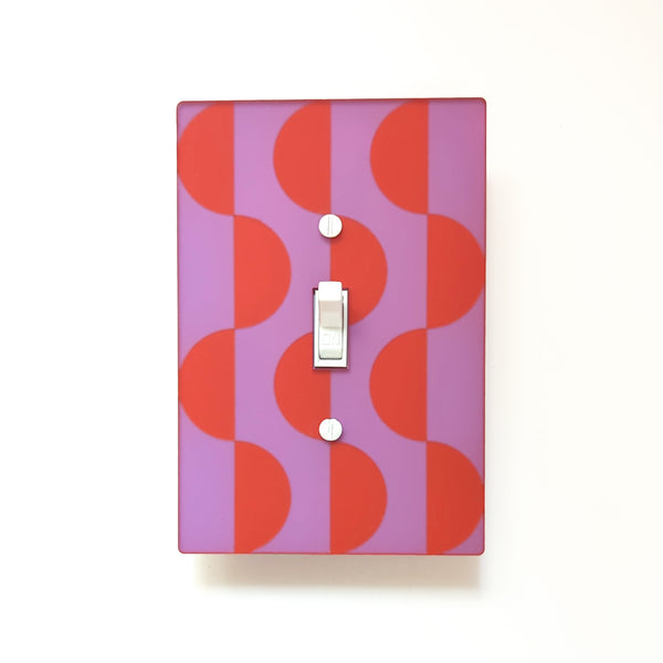 Semi Circles Switch Plate and Outlet Cover