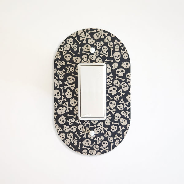 Skulls and Cross Bones Switch Plate Cover - Multiple Options