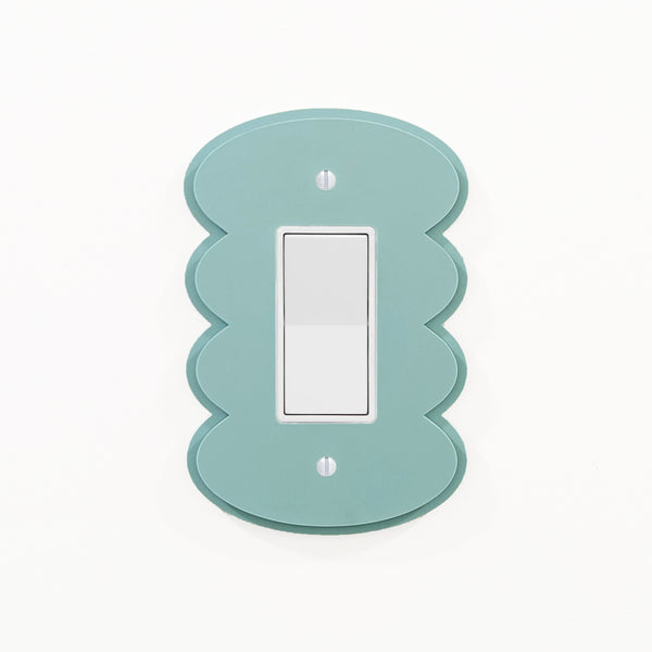 Rounded Wiggles Layered Switch Plate Cover