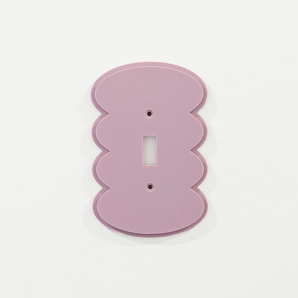 Rounded Wiggles Layered Switch Plate Cover