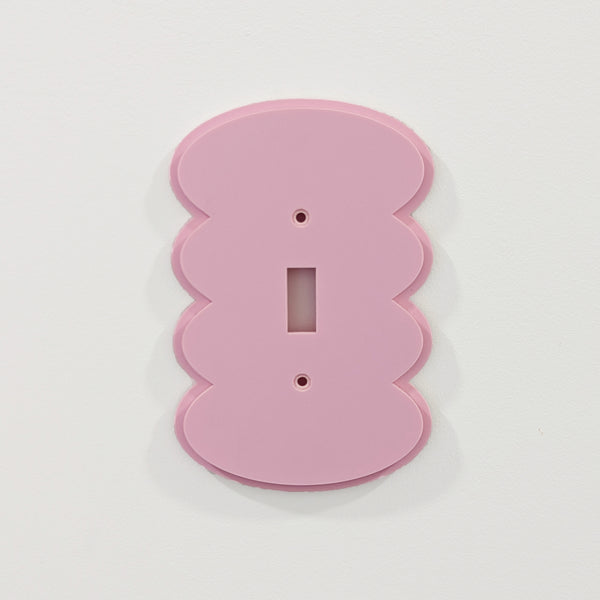 Rounded Wiggles Layered Switch Plate Cover