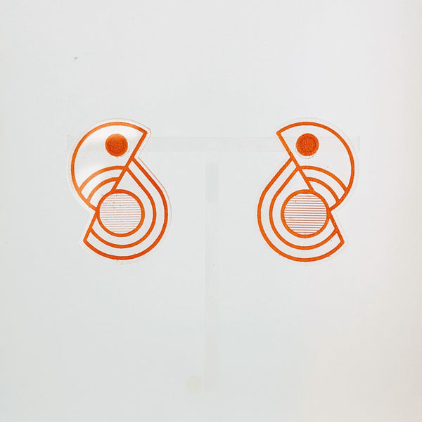 Geo Bird Earrings