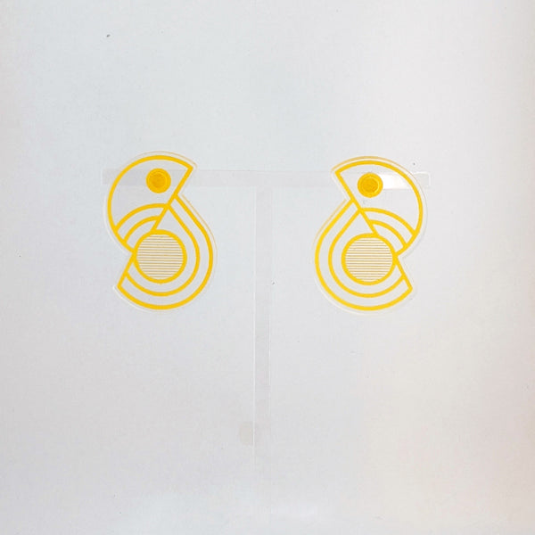 Geo Bird Earrings