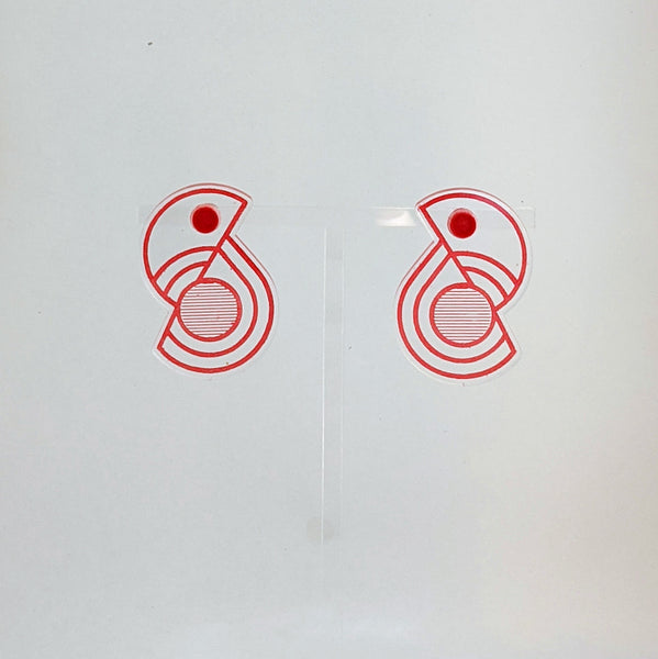 Geo Bird Earrings
