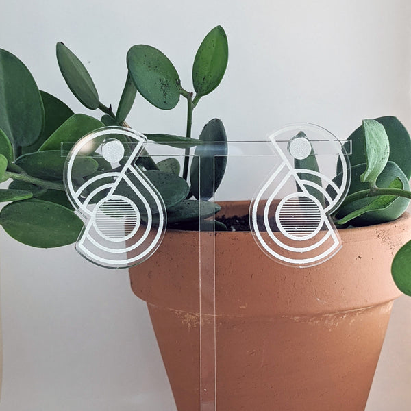 Geo Bird Earrings