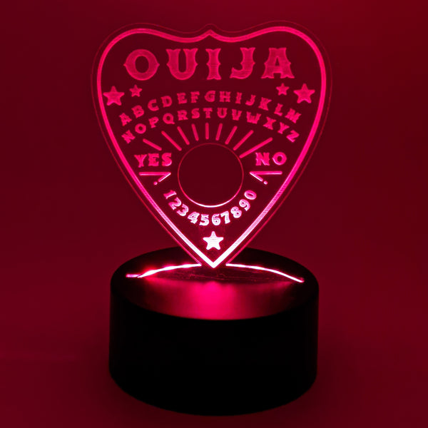 Ouija Planchette Acrylic LED Lamp