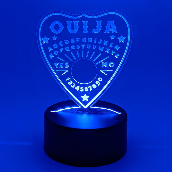 Ouija Planchette Acrylic LED Lamp