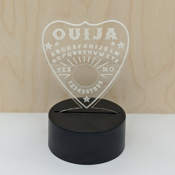 Ouija Planchette Acrylic LED Lamp