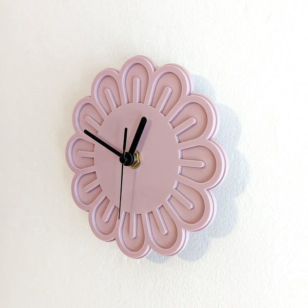 Mini Flower Acrylic Wall Clock