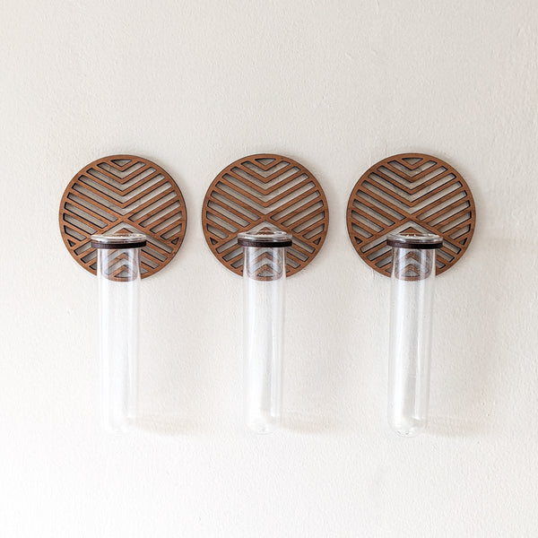 Wall Hanging Graphic Circle Propagation Vase