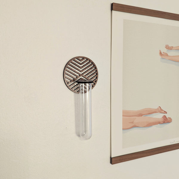 Wall Hanging Graphic Circle Propagation Vase