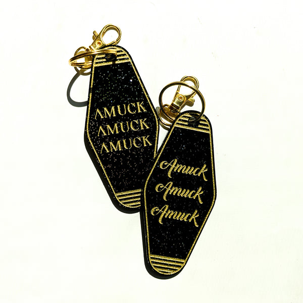 Amuck Amuck Amuck Motel Keychain