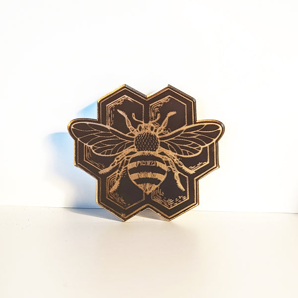 Honey Bee Mirrored Acrylic Night Light