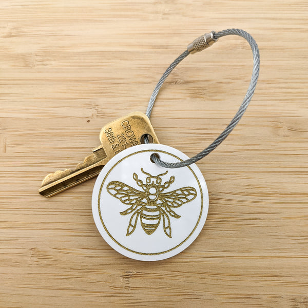 Honey Bee Keychain