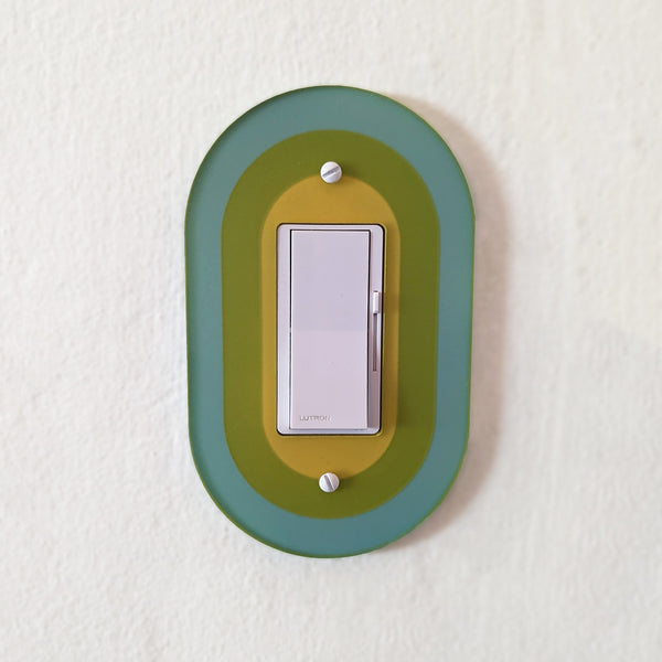 Retro Oval Switch Plate Cover