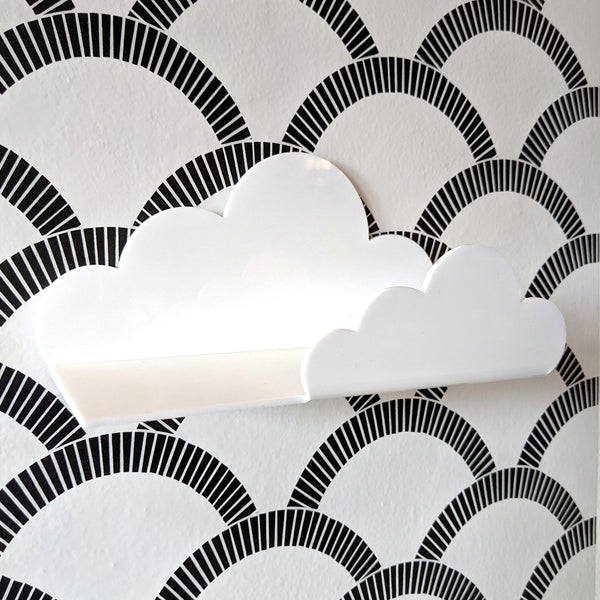 Cloud Acrylic Wall Shelf