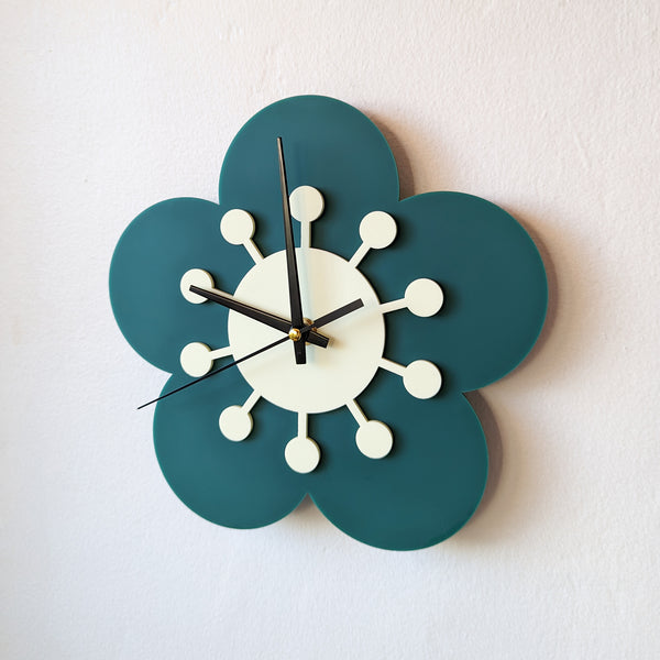 Flower Wall Clock
