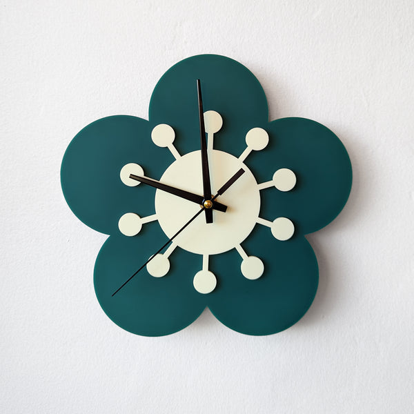 Flower Wall Clock