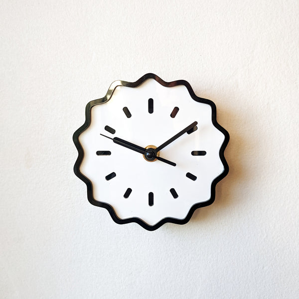 Mini Fluted Geometric Acrylic Wall Clock