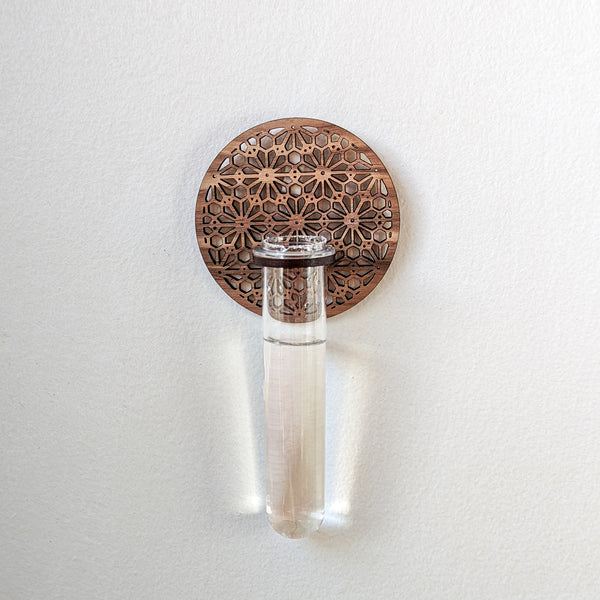 Geometric Flower Circle Propagation Wall Vase